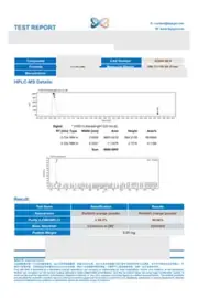 5-Amino-1MQ 5 mg third-party report: first page, low-resolution preview