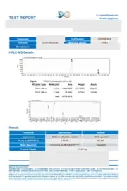 MOTS-C 10 mg third-party report: first page, low-resolution preview