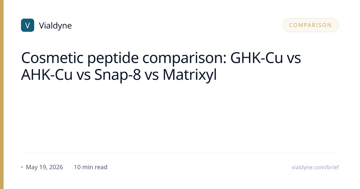 ahk cu versus ghk cu comparison Cosmetic peptide comparison: GHK-Cu vs AHK-Cu vs Snap-8 vs Matrixyl